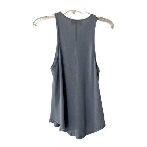 The Kooples Sport Silk Sleeveless Half Zip Front Women’s top Blue - Picture 5 of 15
